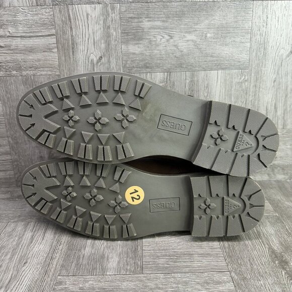 Guess GMDANE-R Men's size 12 Brown Leather Boots - Picture 8 of 9